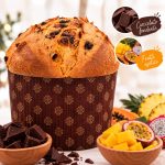 Panettone al cioccolato fondente e frutti esotici