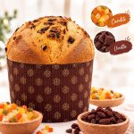 Panettone con canditi e uvetta